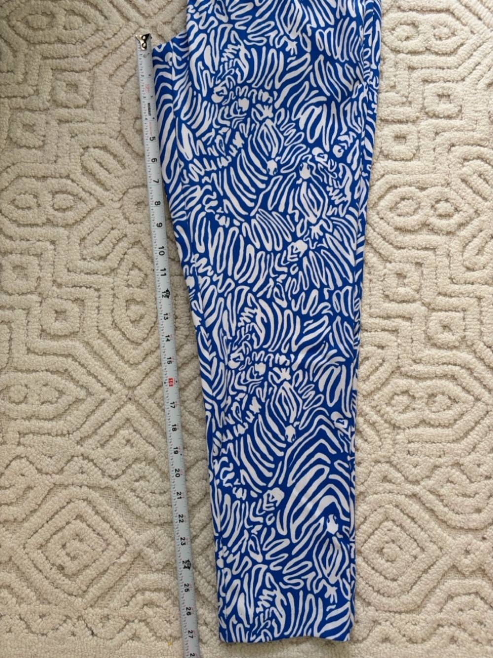 Lilly Pulitzer Corso Pant UPF 50+ in Martinique Blue, Size 8 NWT - Picture 12 of 12